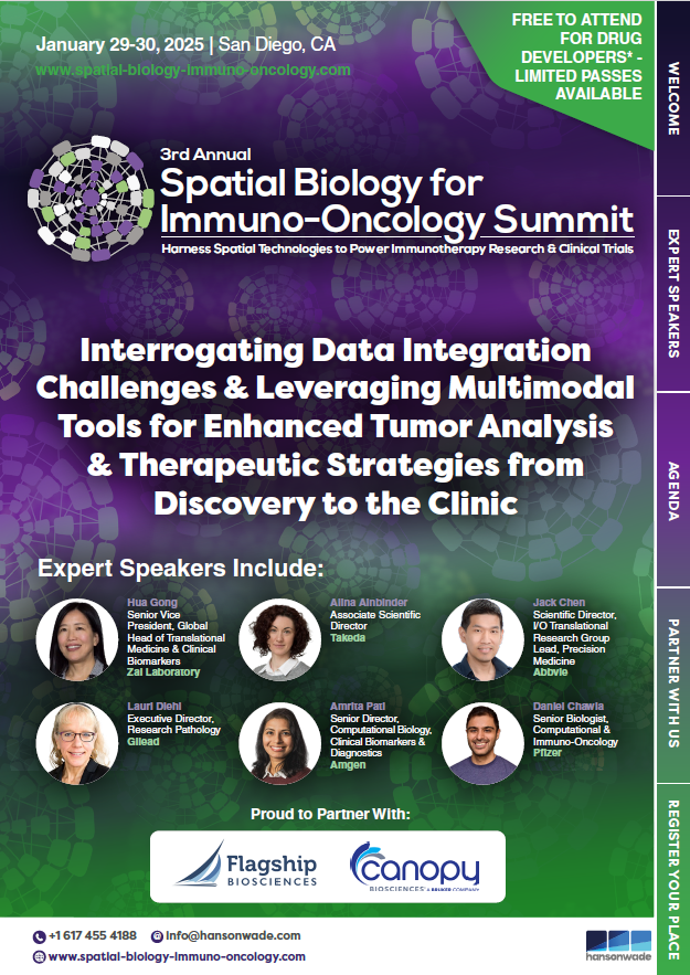 3rd Spatial Biology for Immuno-Oncology Summit Brochure